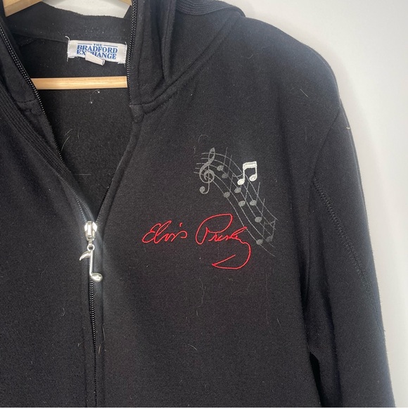 The Bradford Exchange Elvis Presley full zip jacket coat size Large LG - Picture 3 of 5